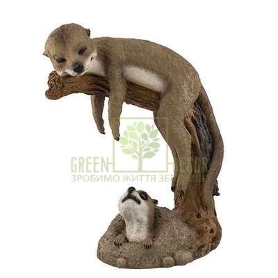 Звери Фигурка садовая Сурикат на ветке от Україна |Green Decor