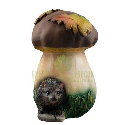Разное Фигурка Гриб белый с ежиком от Україна |Green Decor