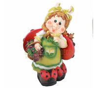 Садовая фигура Гномик с корзиной черники