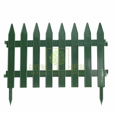 Парканчики та бордюри Парканчик садовий зелений 46 см від Україна |Green Decor