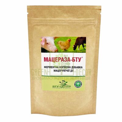 Все для тварин Мацераза-БТУ, 50 г - ферментна кормова добавка від БТУ |Green Decor