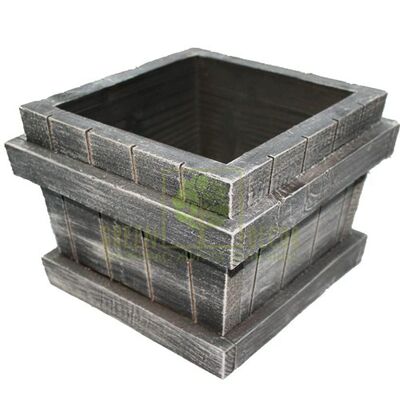 Горшки для цветов Кашпо ДЕРЕВО maxi серый от Україна |Green Decor