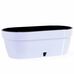 Горшок для цветов ASTI Window box 12 л белый-черный с автополивом