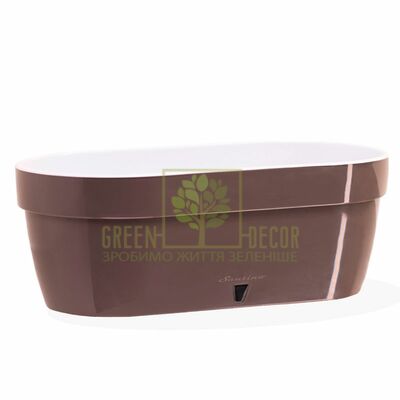 ASTI Горщик з автополивом ASTI Window box 12 л шаде-білий від Santino |Green Decor