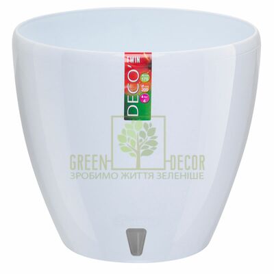 DECO Горшок для цветов DECO-TWIN 12 л белый от Santino |Green Decor