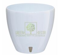 Вазон DECO-TWIN PLUS 15 л білий з картриджем