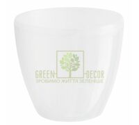 Вазон DECO-TWIN PLUS 15 л прозрачный с картриджем