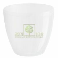 Вазон DECO-TWIN PLUS 15 л прозрачный с картриджем