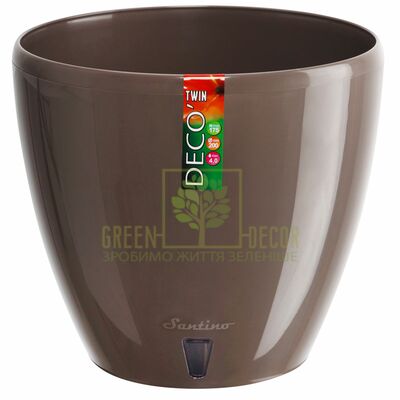 DECO Горшок для цветов DECO-TWIN 9 л шаде от Santino |Green Decor