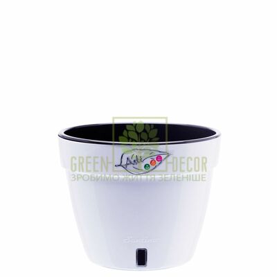 ASTI Вазон ASTI 1,4 л белый-черный от Santino |Green Decor