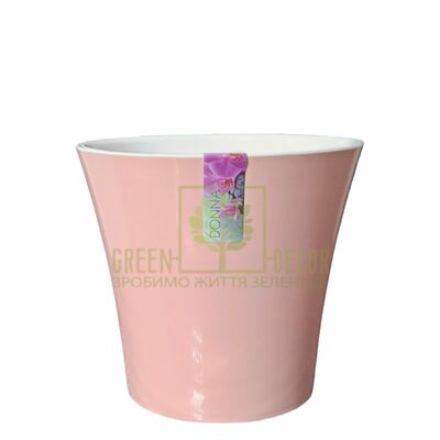 Donna Горшок для цветов Donna 1,2 л телесный-белый от ЗРостай |Green Decor
