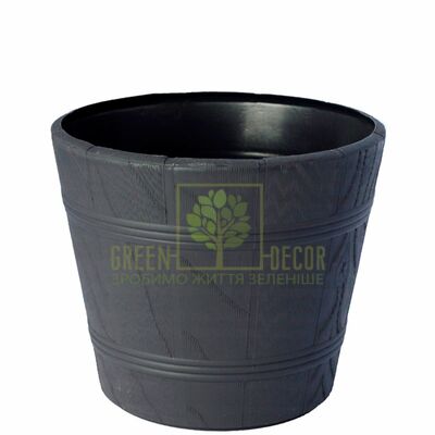 Під дерево Горщик Дерево ЕЛЬБА-5 антрацит 18 л від Form-Plastic |Green Decor
