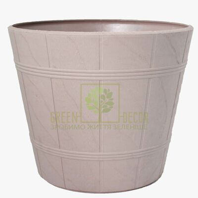 Под дерево Горшок Дерево ЭЛЬБА-7 серый 36 л от Form-Plastic |Green Decor
