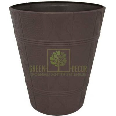 Горщики для квітів Горщик Дерево ПАЛЬМА-4 коричневий 20 л від Form-Plastic |Green Decor