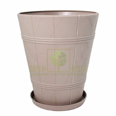 Під дерево Горщик Дерево ПАЛЬМА-4 сірий 20 л від Form-Plastic |Green Decor