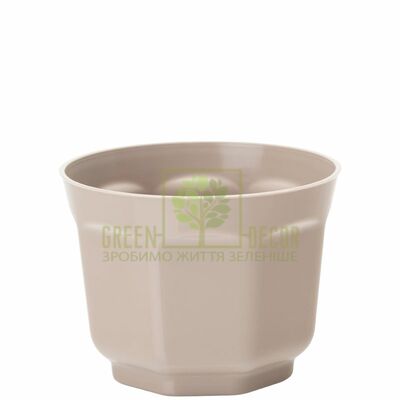 Кактусівки Горщик для кактусів Анкона-8 0,2 л бежевий від Form-Plastic |Green Decor