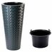 Маката 3D Горщик МАКАТА СЛІМ-30 антрацит від Form-Plastic | Фото 1 