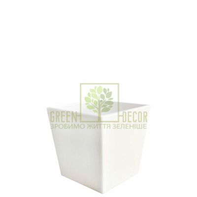 Мини кашпо Мини кашпо Квадрат-6,5 0,2 л белый от Україна |Green Decor