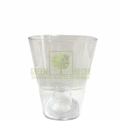Орхідейниці Орхідейниця квадратна-10 прозора 0,8 л від Україна |Green Decor