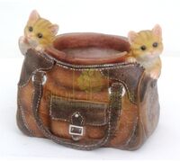 Кашпо Сумка с котятами