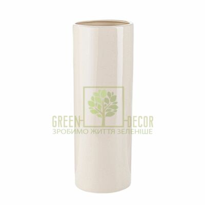 Вазы для цветов Ваза ЦИЛИНДР Белый Глянец от Ekoceramika |Green Decor