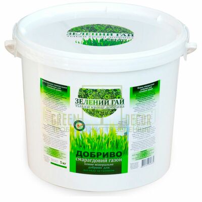 Сад-город Добриво Смарагдовий Газон Зелений Гай, 5 кг від Україна |Green Decor