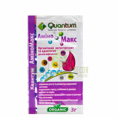 Сад-огород Микроудобрение Амино Макс Quantum, 3 г от Україна |Green Decor