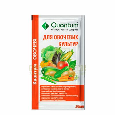 Сад-огород Микроудобрение Овощи Quantum, 30 мл от Україна |Green Decor