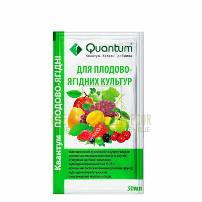 Сад-огород Микроудобрение Плодово-ягодные Quantum, 30 мл от Україна |Green Decor