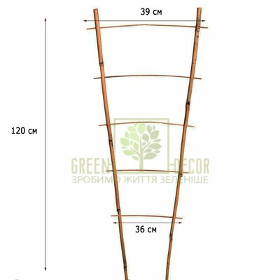 Лесенки и Дуги Бамбуковая лесенка 120 см от Україна |Green Decor