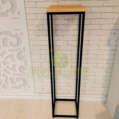Підставки для квітів Підставка для квітів Стійка LOFT-3 100 см від ЗРостай |Green Decor