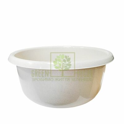 Миски и тазы Миска кремовая 15 л пищевая  от Україна |Green Decor