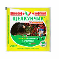 Приманка от грызунов зерновая Щелкунчик сыр + арахис, 200 г
