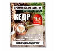 Таблетки від молі Кедр, 12 шт
