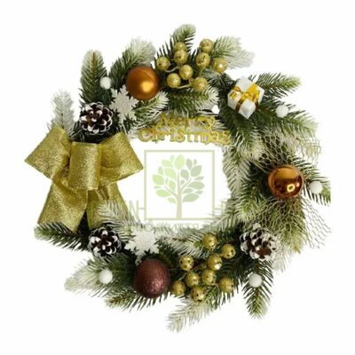 Новый Год и Рождество Венок новогодний  литой, 35 см от Китай |Green Decor