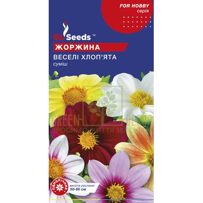 Інші квіти Жоржина Веселі хлопці, 0,25 г, GL Seeds від GL Seeds |Green Decor