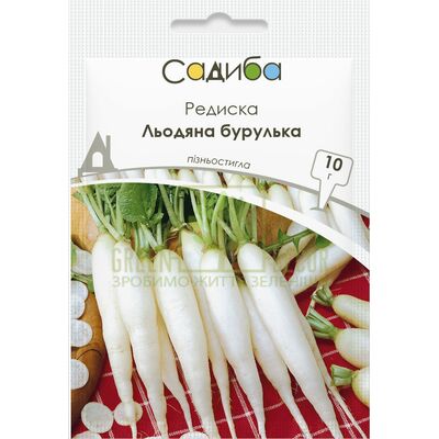 Редис Редиска Льодяна бурулька, 10 г, Садиба від Садиба |Green Decor