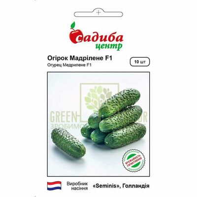 Огірок Огірок Мадрілен F1, 10 шт., Садиба від Садиба |Green Decor